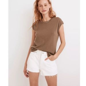 NEW Madewell Relaxed Denim Shorts Size 33